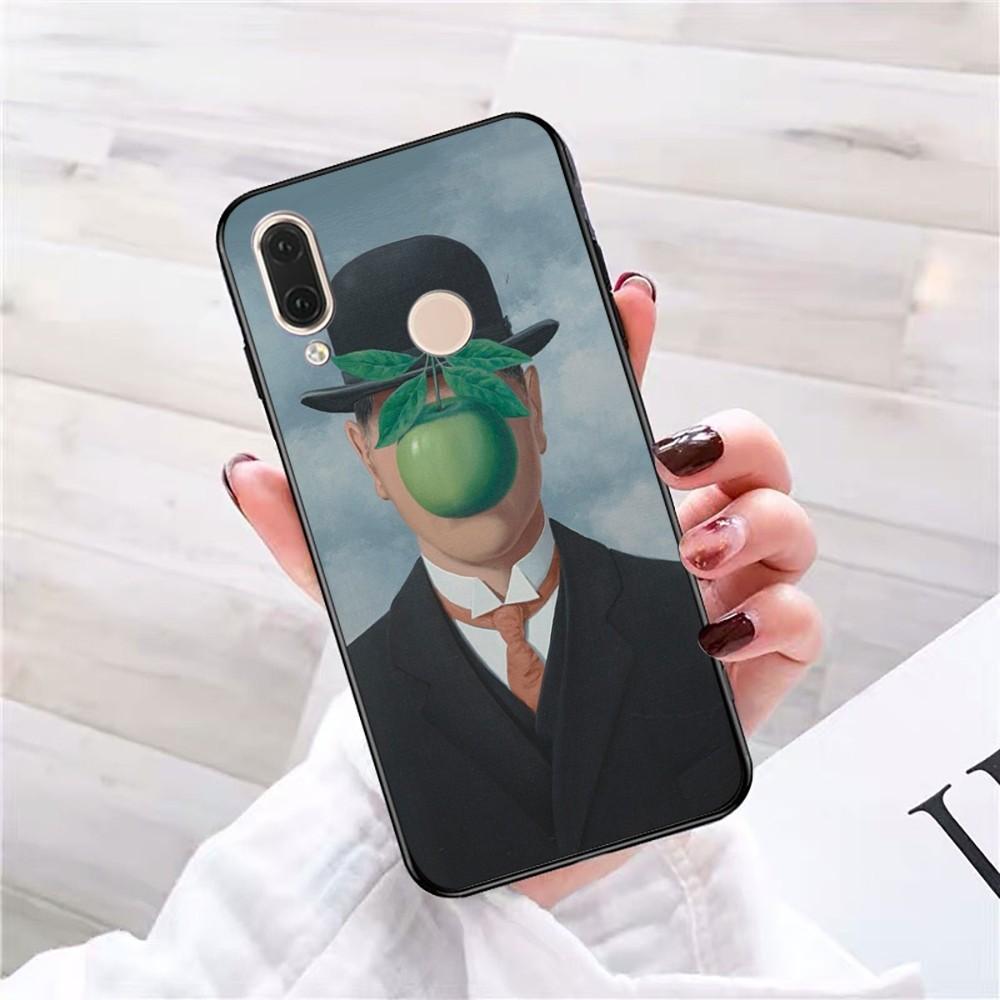 Rene Magritte Phone Case For Redmi 5 6 7 8 9 10 plus pro 6 7 8 9 A GO K20 K30 K40 pro plus F3 Fundas