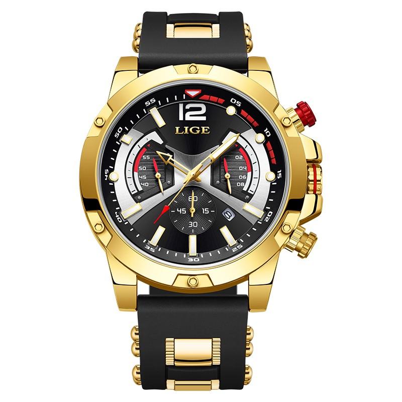 

New Gold Watch For Men Top Brand Luxury Waterproof Men s Quartz Wristwatches Fashion Sports Luminous Chronograph Male