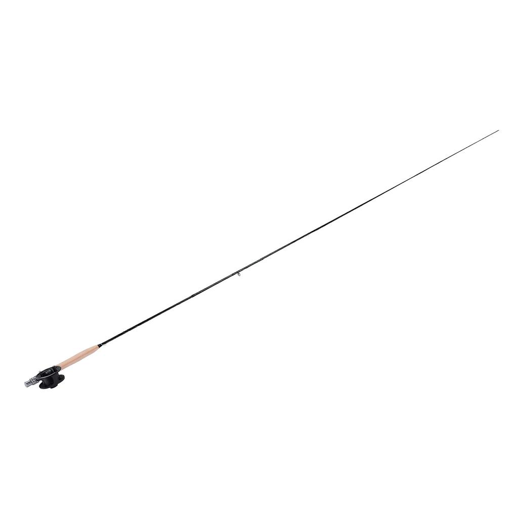 Ensemble Cannes à Pêche à la Mouche Moulinet 2,7M 4 Sections Fibre de Carbone Pointe Sensible Canne à Truite Kit Tube de Cannes Portable Pêche à la Mouche