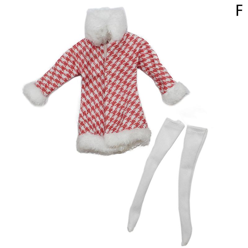 1 Set 30cm Puppenkleid Winterkleid Set Puppen ankleiden Puppengeschenk 1:6 Puppenkleid