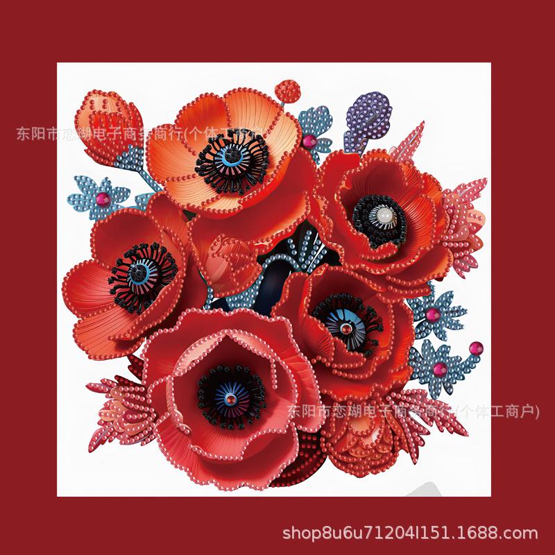 Schmetterlingsförmiges Diamantgemälde in großer Größe mit leuchtenden Diamanten, dekoratives Gemälde, Explosionsmotiv