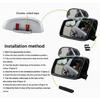Car Blind Spot Mirror High Definition Convex Rear View Auxiliary with Wide Angle