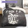 PAOK Football Team Badge Pattern Bedding Home Decoration Birthday Gift (1 * Duvet Cover + 2 * Pillowcase, Without Core)
