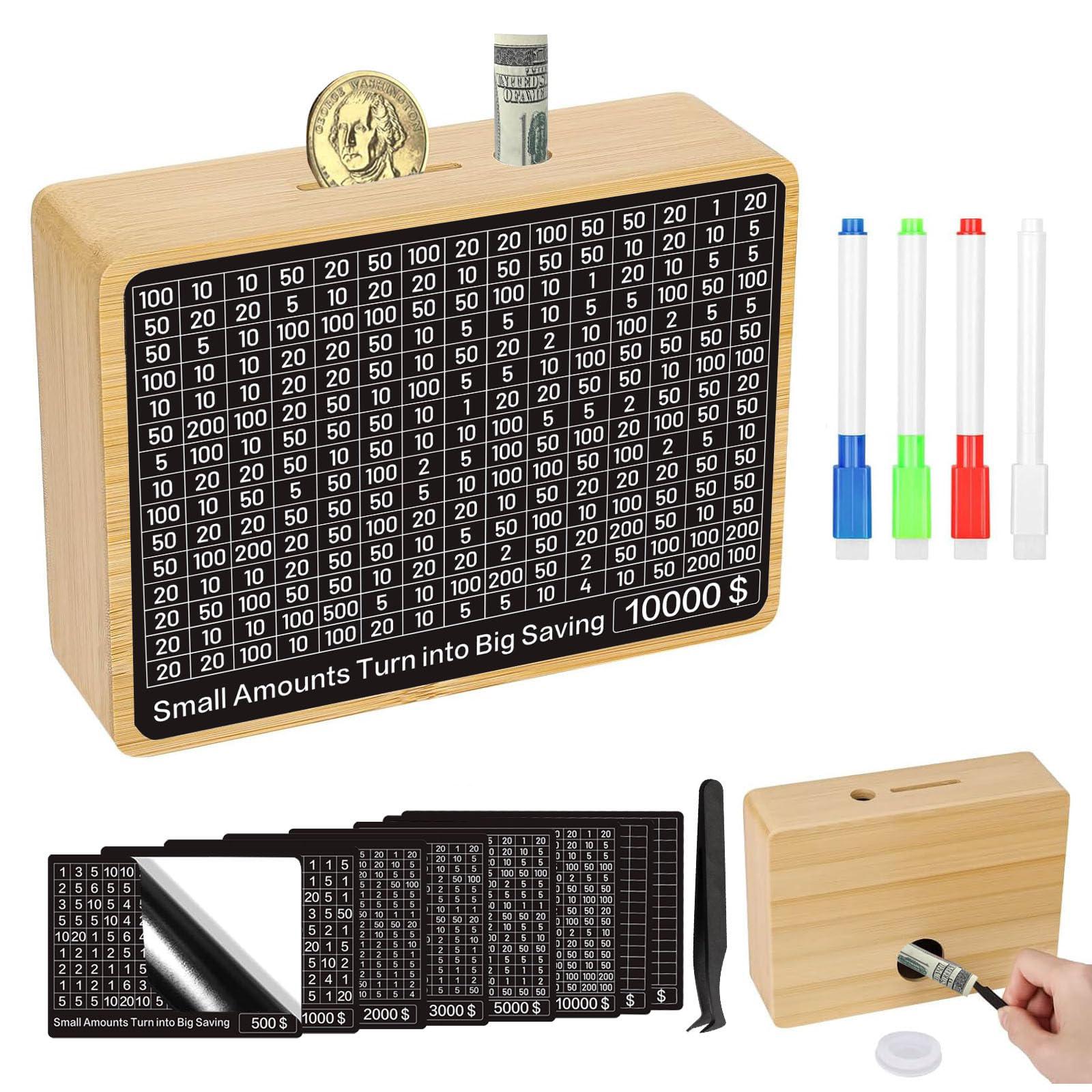 Savings Bank  Bank For Adults And Children  Savings Goals And Savings Objectives  Coin Bank For Boys And Girls  No Installation Required  8ml One Size