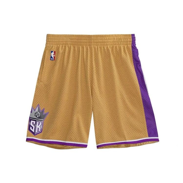 Mitchell & Ness Basketball Shorts Men's Gold SMSHAC19179-SKILTGD05