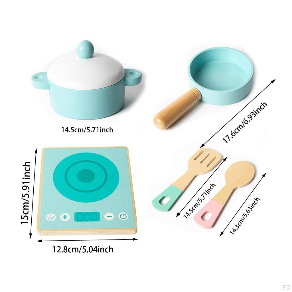 Kids Kitchen Toy,Kitchen Cooking Pan Playset,Simulation Play Food Set,Toddlers Pretend