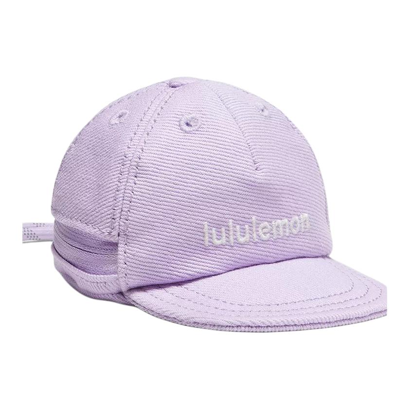 Lululemon Logo Design Cotton Canvas Crossbody Shoulder Bag Women bags Lavender White LU9CJKS-1 Lavender & White