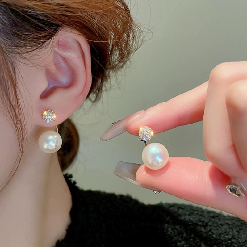 

Элегантные круглые серьги-гвоздики с бусинами для женщин, винтажные геометрические серьги, темпераментные украшения, свадебные аксессуары, подарки для девочек, новые янтарь