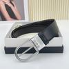 Premium Belt Men'S Pin Buckle Genuine Leather Belt Men'S Double-Sided Available Business Dress Casual Pants Belt
