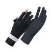 UV Protection Driving Gloves Women Lightweight Ice Silk Long Finger Anti-Slip Touchscreen Compatible Outdoor Cycling