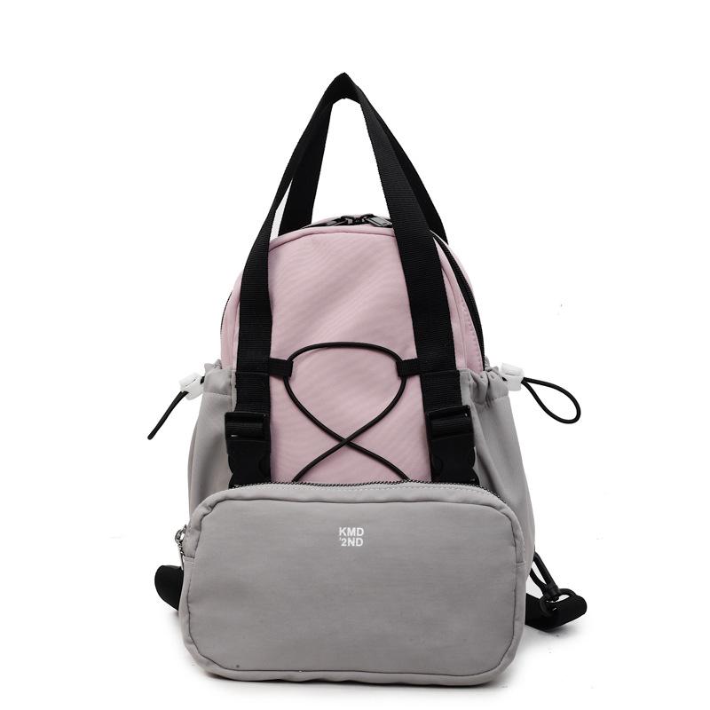 

Business and leisure backpack Large capacity fitness backpack Accommodation yoga training storage bag Stylish and lightweight boarding bag розовый