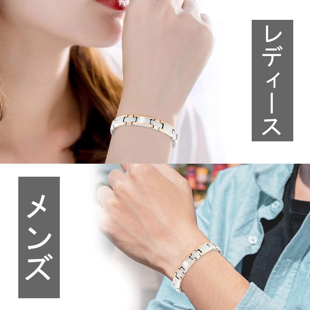 Brățară Germaniu Tungsten Femei Bărbați Brățară Accesorii Bijuterii de Modă Cadou Antistatic (18.5)