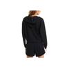 Puma Logo Print Color Block Drawstring Hooded Pullover Long Sleeve Sweatshirt Women Sweatshirt Black 588721-01