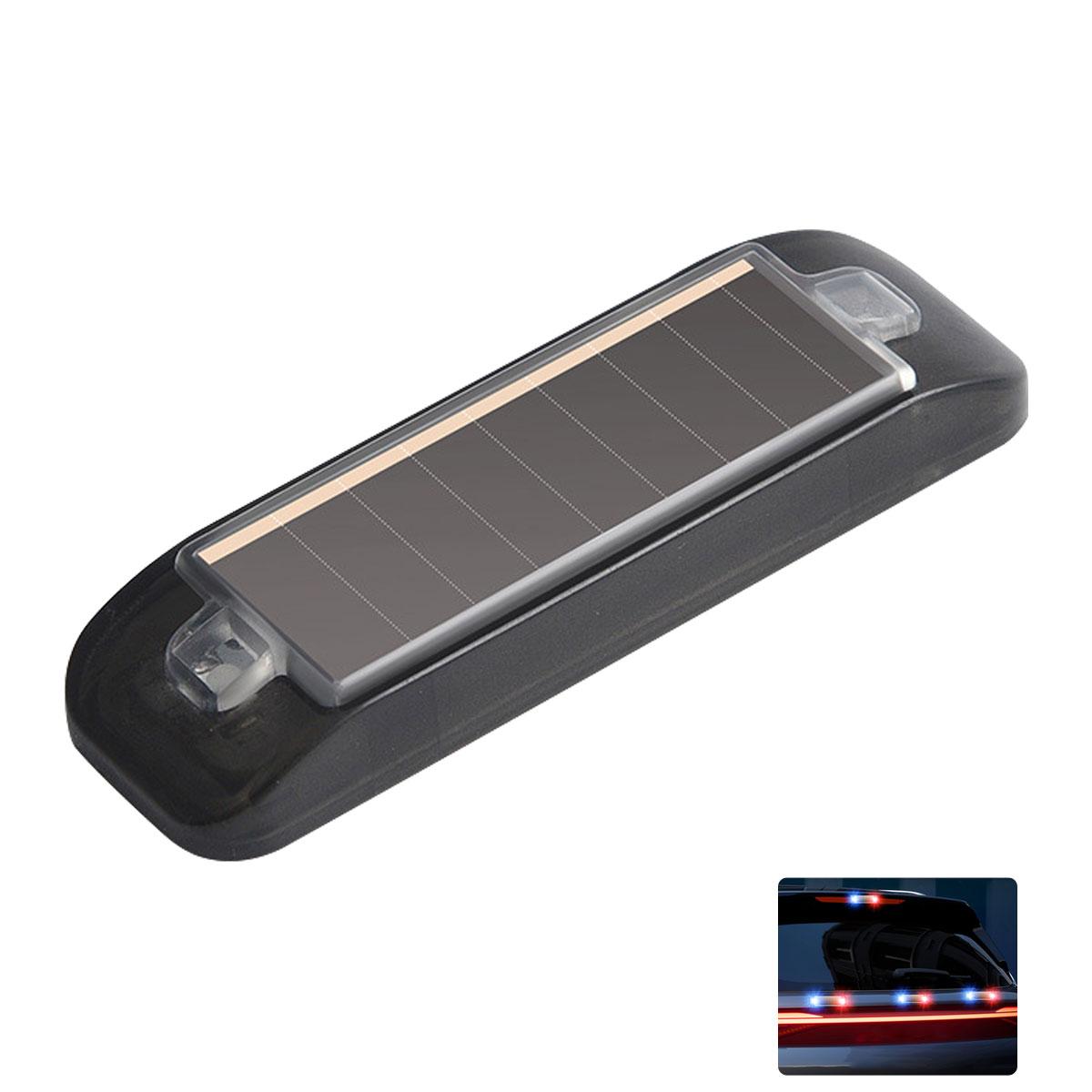

Led Strobe Warning lights Car grille signal light solar energy roof Warning beacon Indicator light Anti-collision led taillights