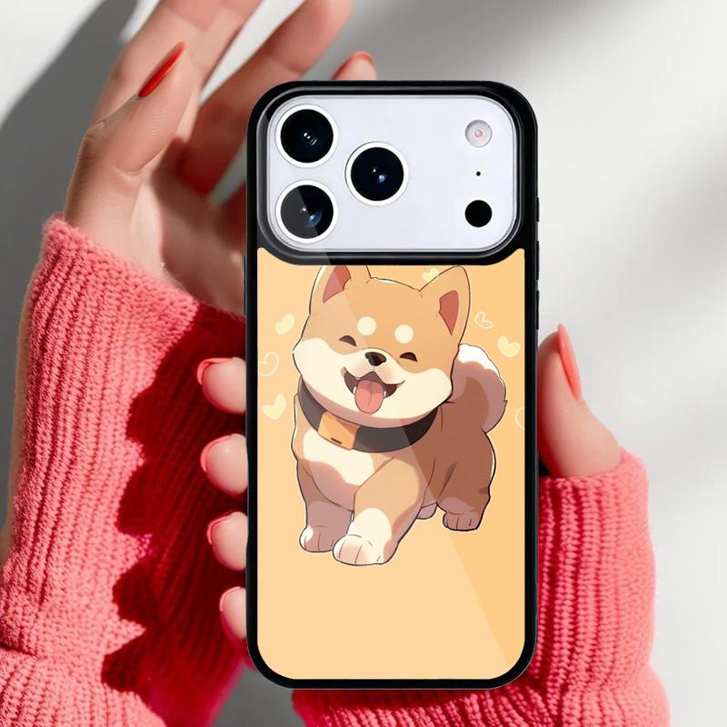 Shiba Inu Hund Handyhülle für iPhone 17 Air 16e 15 14 13 Pro Max Rückabdeckung für 12 11 Pro Hülle