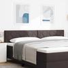 LED Headboard Brown 200 Cm Fabric
