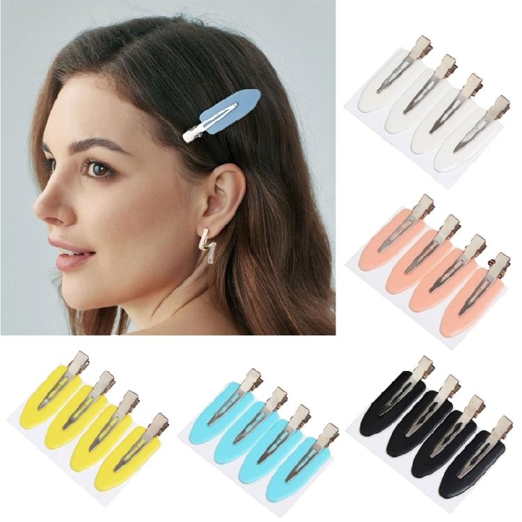 Girls Seamlessly Hair Clip Women Acetate Sheet No Bend Clip Duckbills Clip Hairpins Makeup Hair Styling Tool