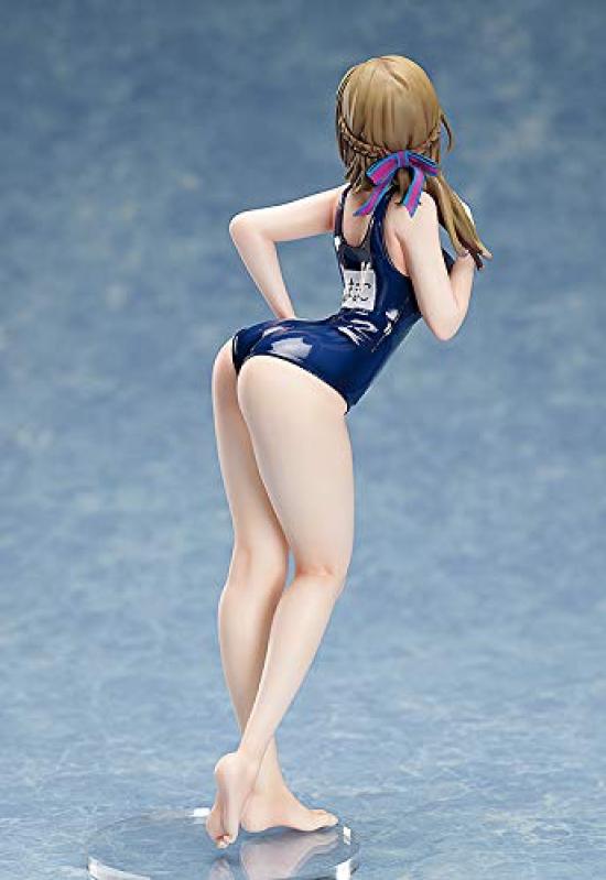 FREEing You Love Your Her Normal Attacks Are and Daisuki Mamako School Swimsuit Scale PVC Painted Complete Figure "Do Mom? Area-of-Attack Double-Hit?"