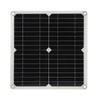 Solar Panel Kit Monocrystalline Solar Cell Panel Charger Dual USB+DC Output 15W for Outdoor Charging