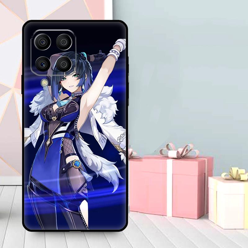 Yelan Genshin Impact Case For Samsung Galaxy M16 M31 M21 M13 M33 M53 M15 M35 M55 M36 M56 M12 M32 M52 M14 M34 M54