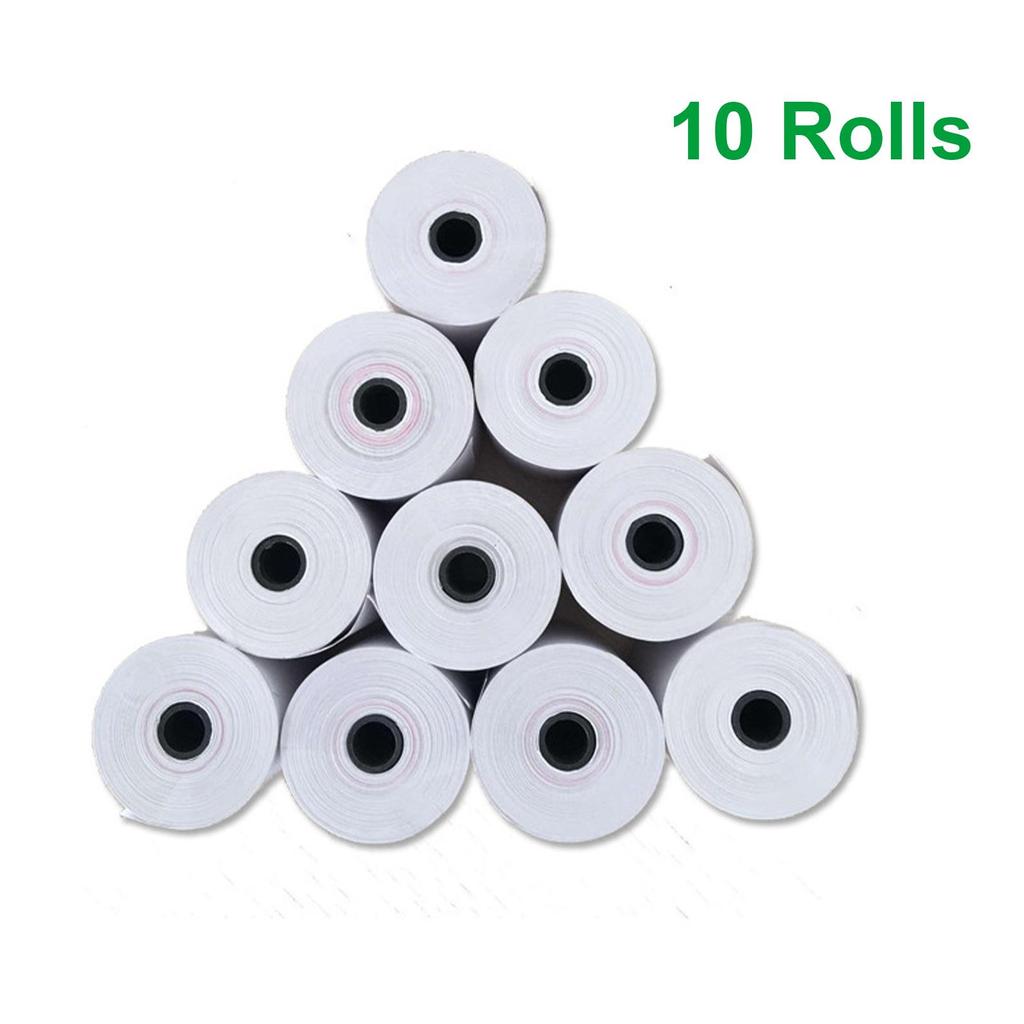 Printing Paper for 58mm Receipt Thermal Printer USB BT Mini Portable Label Printer Compatible for iOS Android Windows ESC/POS Print Commands