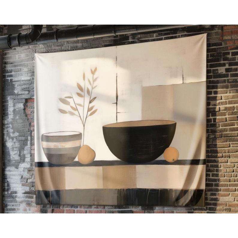 Japanese style tapestry 75x100 чёрный