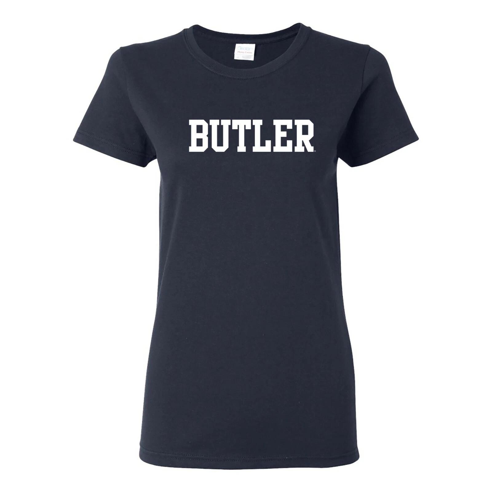 Butler Bulldogs Basic Block Womens Shirt - Navy 3XL