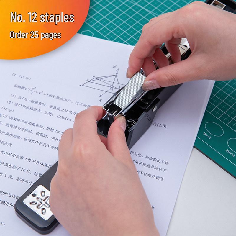 Deli Rotatable 360° Effort-Saving Stapler for Students and Offices