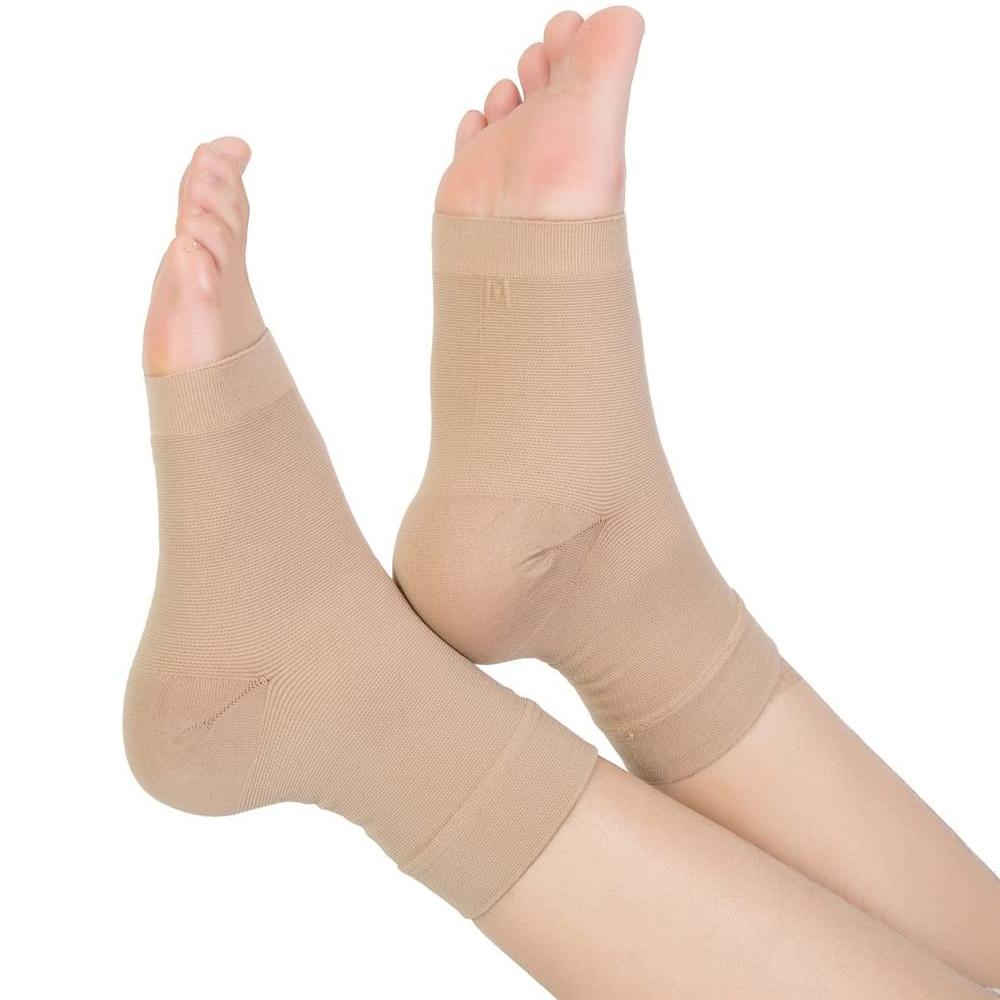 1 Pair 20-30Mmhg Compression Socks For Plantar Fasciitis Ankle Support Injury Recovery Eases Swelling Women Men