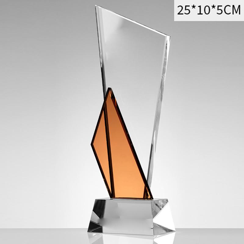 

Creative Customized K9 Crystal Trophy, Engraved Upscale Authorization Plate, Honor Award, Excellent Employee Trophy, 1Pc