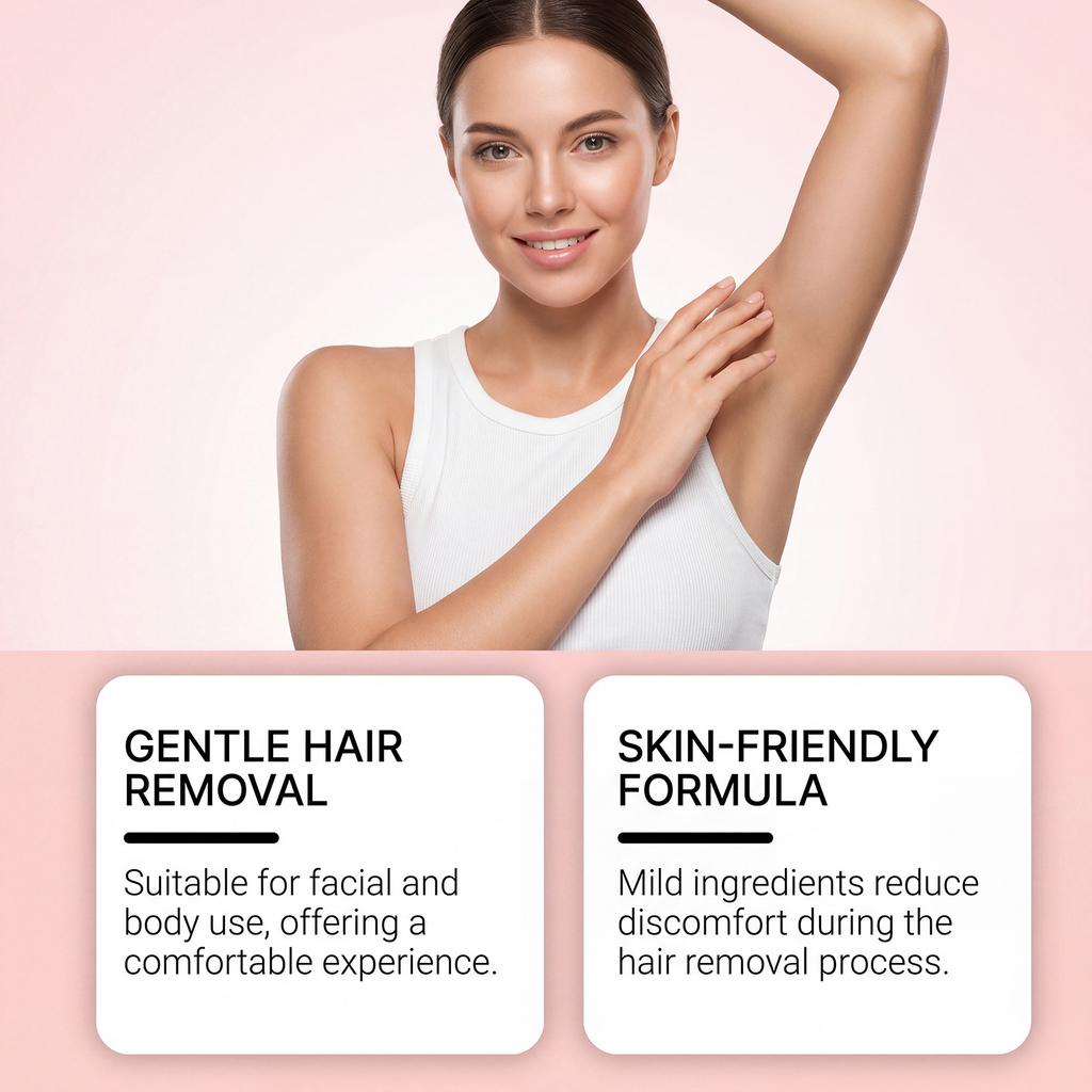 Hair Removal Wax Strips for Facial and Body Use Skin-Gentle Non-Irritating Plant-Derived Formula Easy To Use Waxing Strips for Smooth Skin 10ml