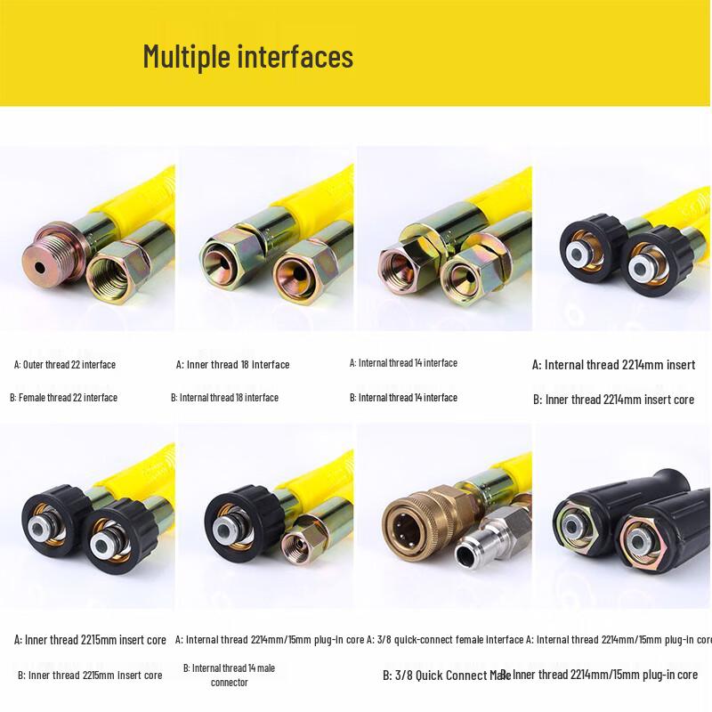 Jukai M18 10m High-Pressure Steel Wire Hose