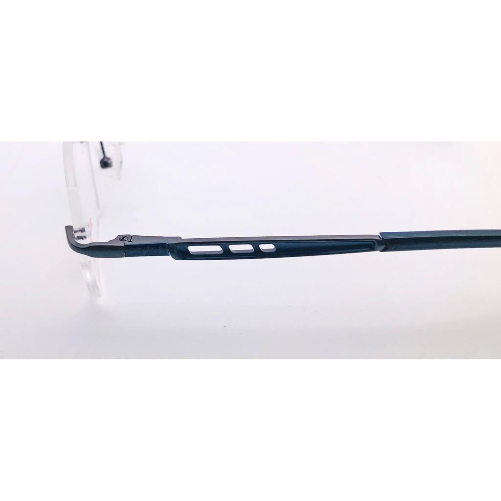 RSINC Unisex Rimless Metal Frame Fashion Tom Gun Blue 55-17-142 IB-12 B0DK52FMMC