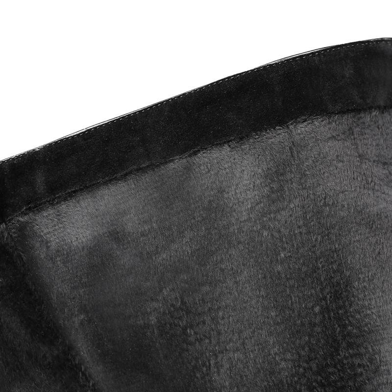 Oversized Pointed-Toe Boots Wineglass Heel Stiletto Knee-Length Boots 2025 Autumn Winter New Side Zipper Super High Heel PU Boot