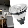 Sink Drain Strainer Sink Waste Strainer Modern Design Easy To Remove Long Using Life Silver High Quality Brand New