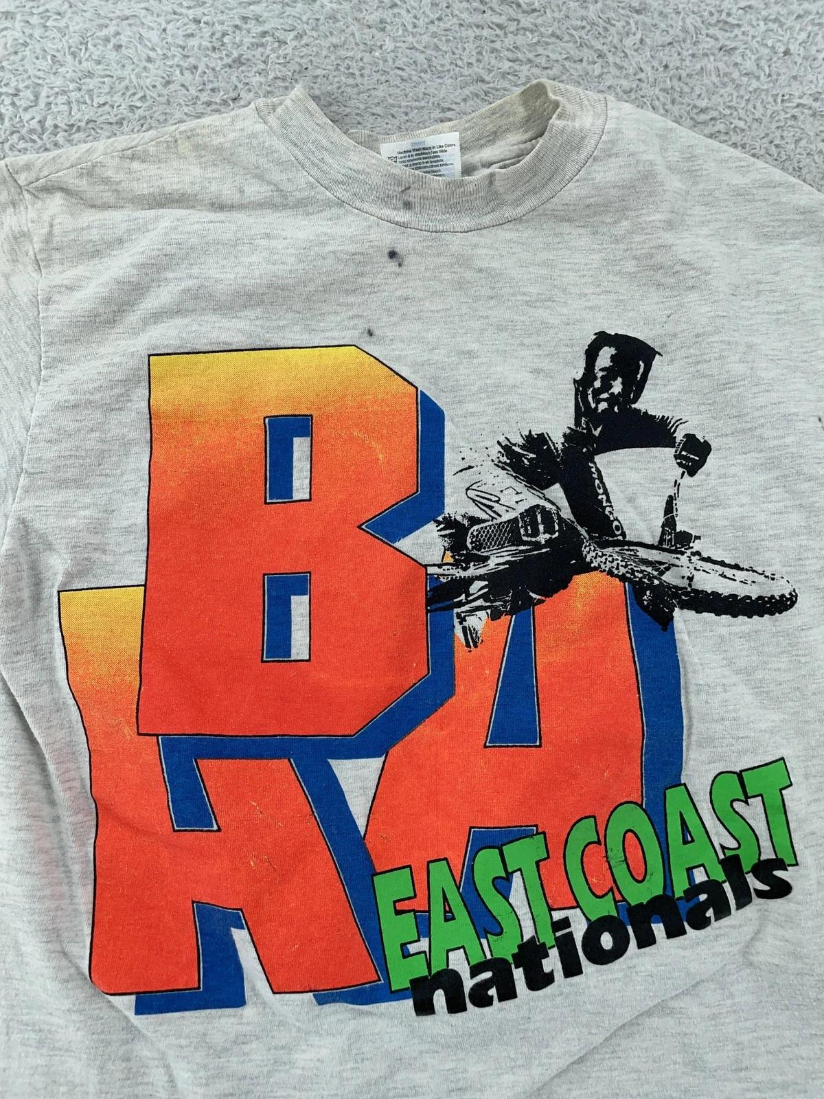 Vtg 90s ABA East Coast Nationals BMX T-Shirt 2XS Bike Williamston North Carolina S