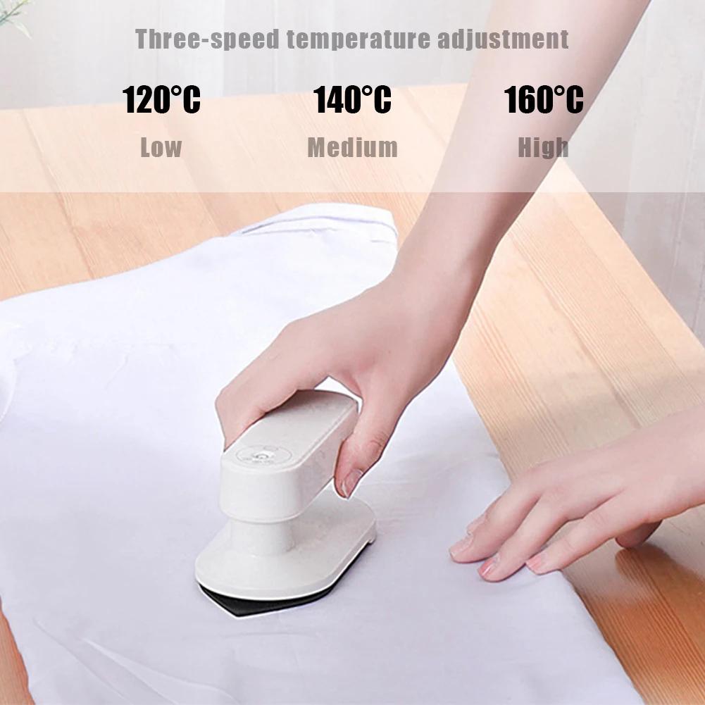 USB Rechargeable Mini Handheld Steamer Handheld Fabric Steam Iron 3 Heat Levels 110 W Steamer Travel Garment Steamer for Clothes