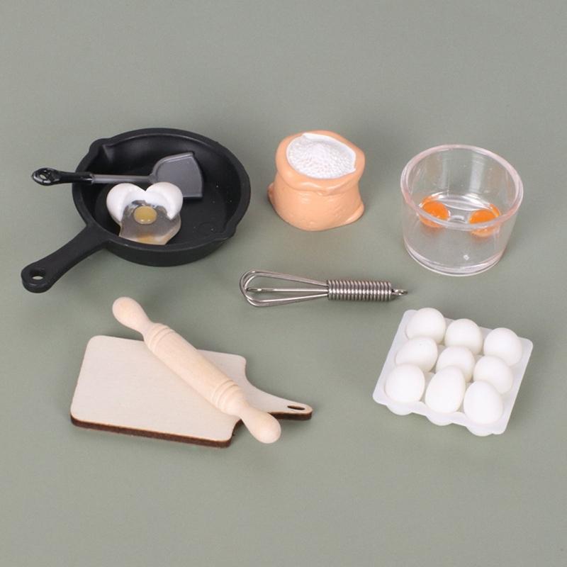 Handcrafted Miniature Bakery Counter With Wood Resin Plastic For Dollhouses Accessories Realistic Cooking Station Photography Prop