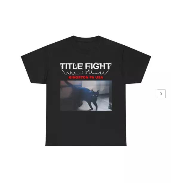 

Title Fight Kingston Cat Short Sleeve Black Size S-2345Xl Shirt.webp Unisex T-Shirt M