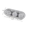 1hole/2holes/3holes Round Candle Holder Silicone Mold Cement Candlestick Mould DIY Plaster Epoxy Resin Handicraft Molds Home Dinner Decor