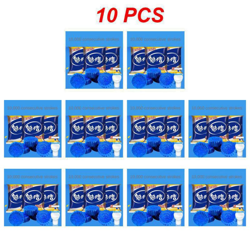 1/3/5/10pcs Toilet Cleaner Blue Bubble Harmless And Safe Toilet Cleaner Urine Deodorization And Fragrant Household Accessories