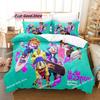 Game Ninjala Beding Set Single Twin Ful Quen King-Sized Dimensionsd Dimensions Bed Linen Set Aldult Kid Bedrom Duvetcover Sets 3D Print Young