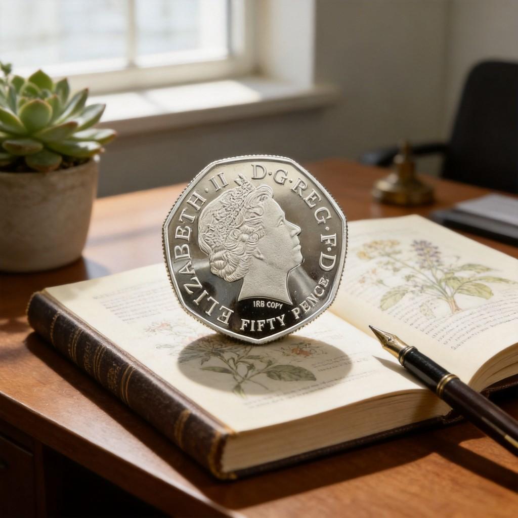 Seltene Kew Gardens 50p 2009 Nachbildung Münze Metall Gedenkmedaille Für Bürodekoration Und Geschenk