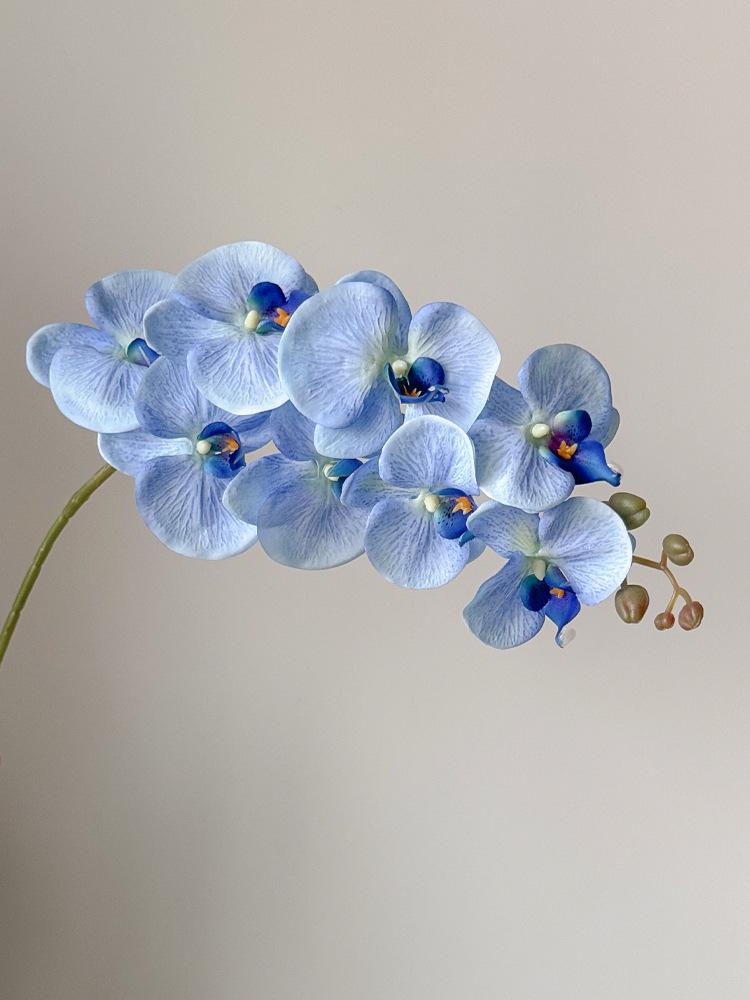 White Phalaenopsis Artificial Floral Arrangement - Realistic High-End Decorative Accent