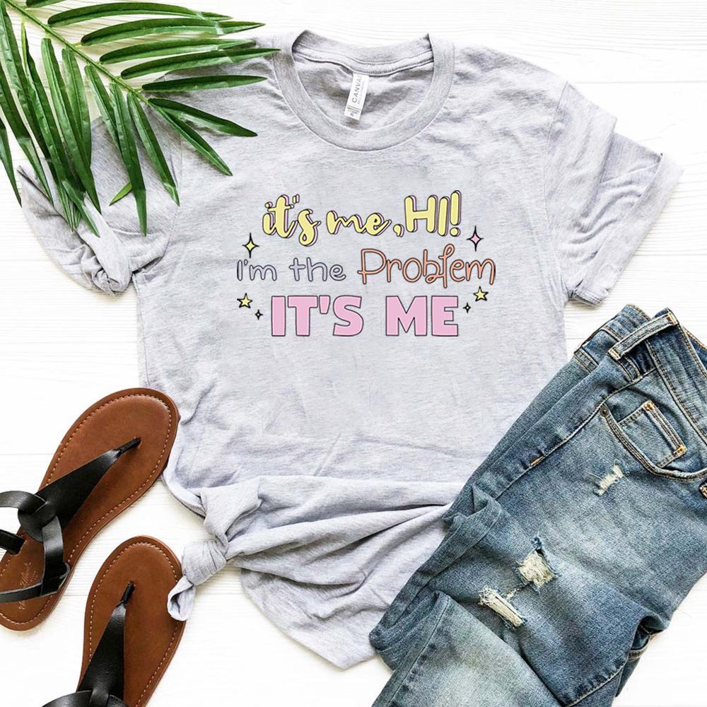 Taylor Midnights Tshirt Hi Im The Problem Tshirt Anti Hero Tees Cute Lyrics Shirts Y2k Aesthetic Tshirt Kawaii Tops Fans Gift