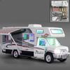 LYZRC New 1:32 Diecast & Toy Recreational Vehicles RV Alloy Car Model Collectibles Camper Van Motorhome Touring Sound Light Car Toys Gifts