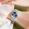 OLEVS Popular Quartz Digital Stylish Easy To Japanese Date Gift for Blue Women's Watch, Movement, Easy-to-Read Dial, Women's Watch, Use, Movement,