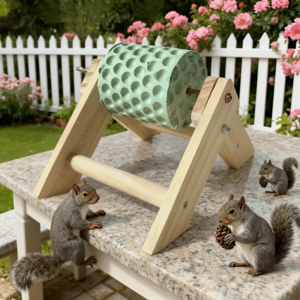 

Anti-Slip Chicken Beak Grinding Stone Bite Resistant Parrot Perch Stand Bird Training зелёный