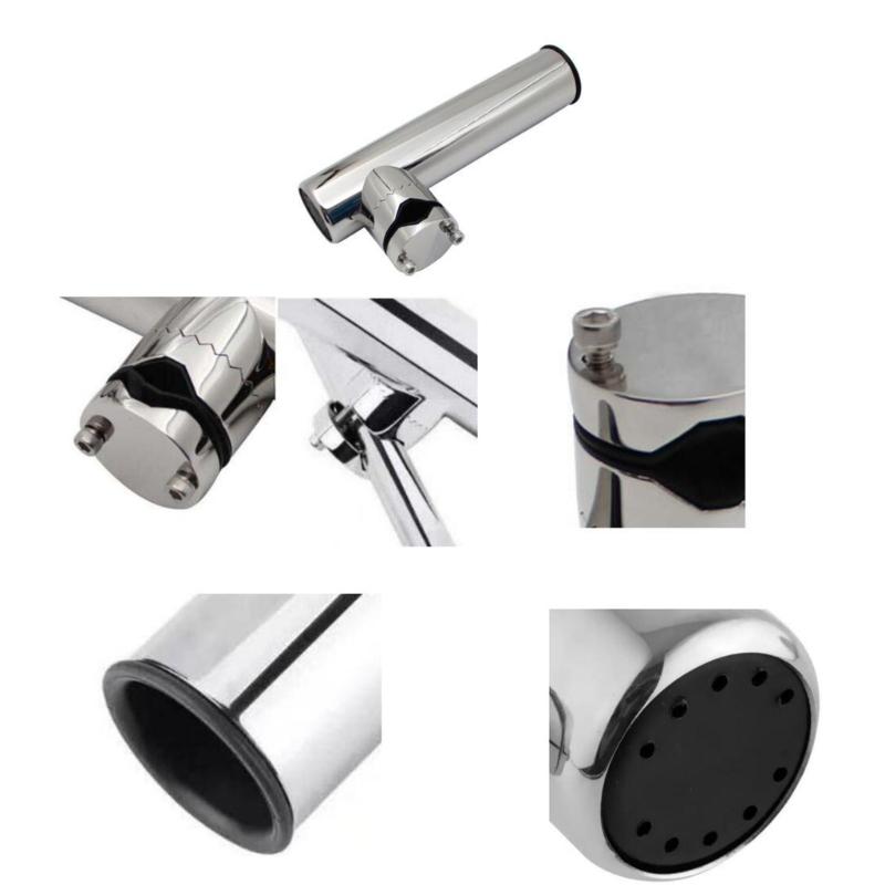 Clamps On Rail Mounting 19-25/22-32mm Rail Mounted Marine Grade Boats Rod Holder