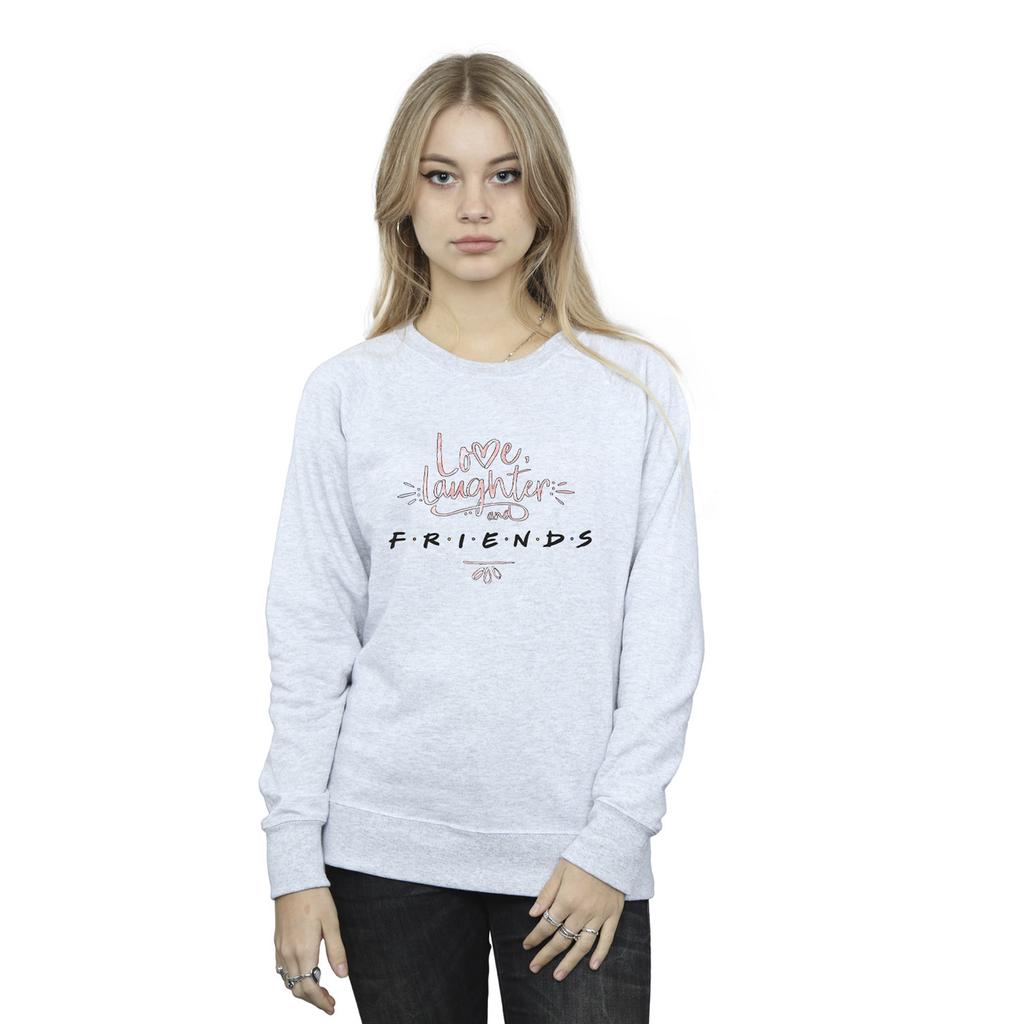 Friends Damen/Damen Liebe Lachen Sweatshirt